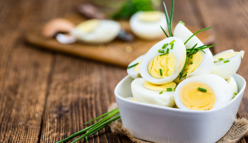 Eggs are a food choice that can be used to treat ED.